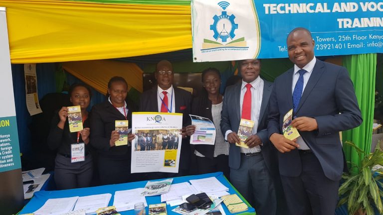The KNQA team at the Kenya Hands on the future skills show 2019