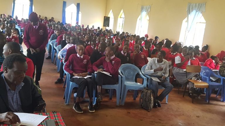 Very interesting and interactive session with high school students at Bishop Kamau Girls High School,  Ngecha Kiambu