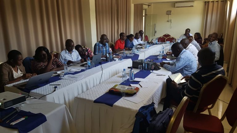 A meeting of the VTT team and state corporations currently underway in Kisumu to review implementation of  CBET in the TVET sector.