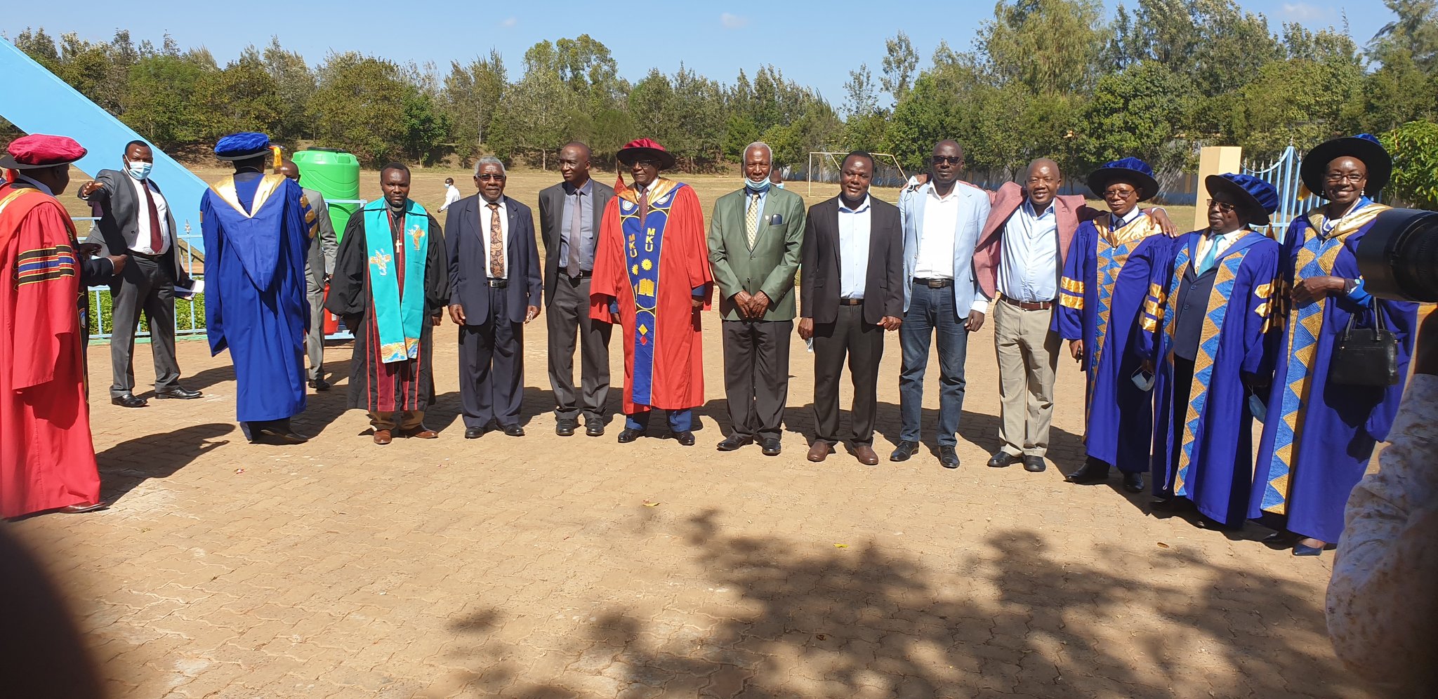 Inauguration of Prof Deogratius Jaganyi as the 2nd Vice Chancellor of Mt. Kenya University in Thika