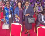 KNQA Council members CPA Rosemary Njogu and Damaris Muhika with the PS VTT Dr Margaret Mwakima at todays labour day celebrations in Nairobi. The workers are ready for the roll out of RPL in the Country.