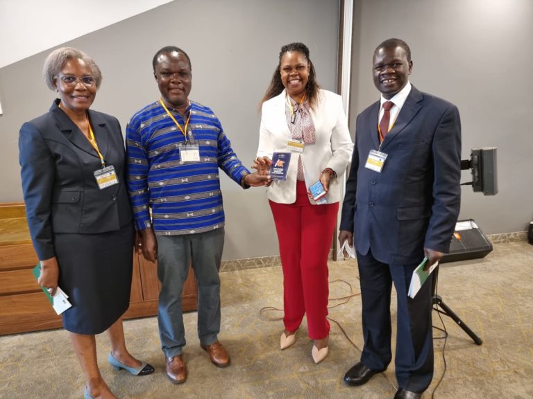 THe DG of the KNQA Dr Juma Mukhwana with Colleagues at the beginning of the African Higher Education Quality Assurance Conference in Abidjan,  Ivory Coast.  The meeting aims at launching the African Credit Accumulation and Transfer System (ACTS).